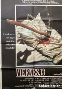 Cine: CARTEL DE CINE. VIERNES 13